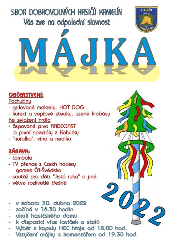 Stavění máje 2019